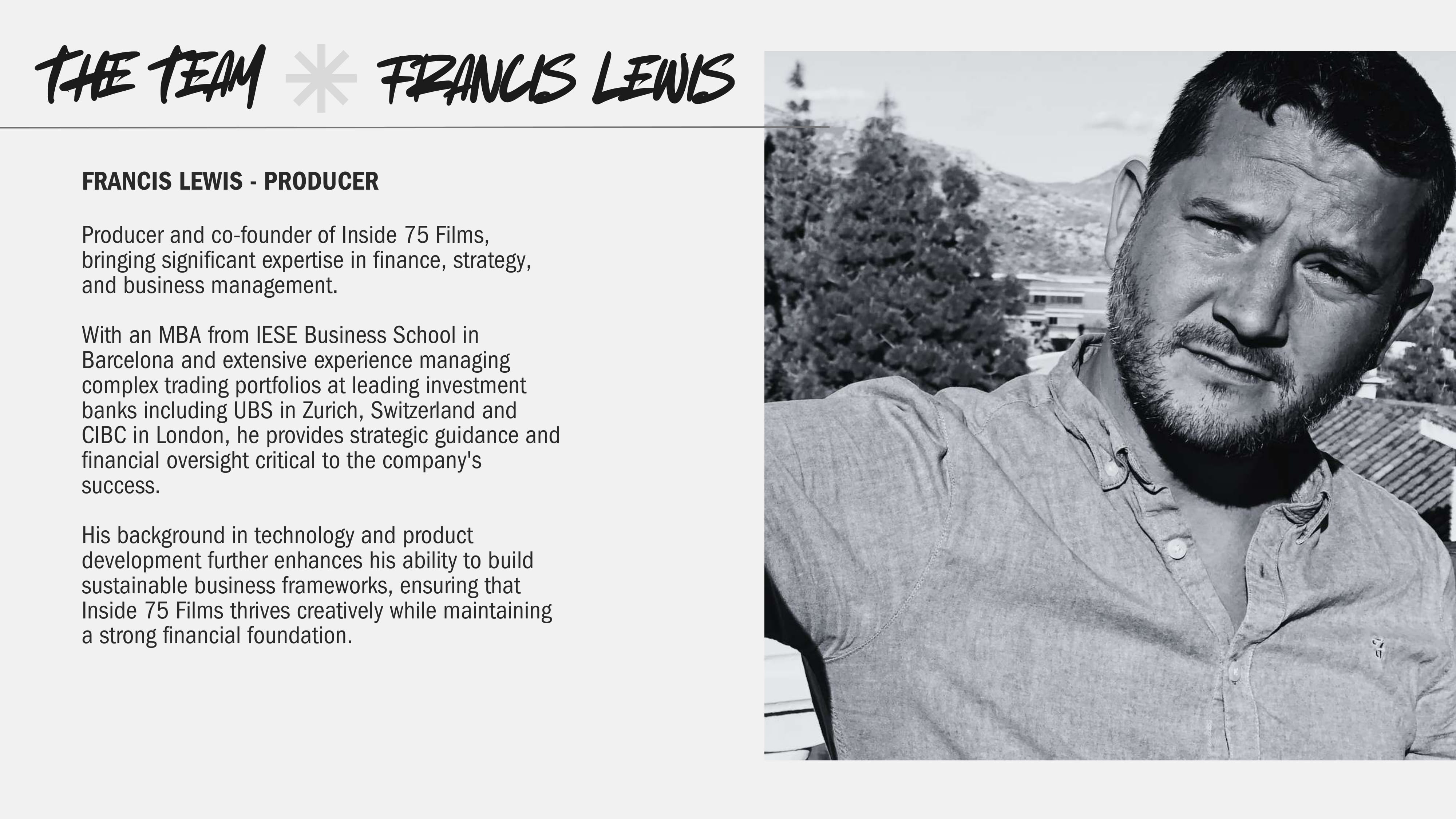 Francis - Team Member